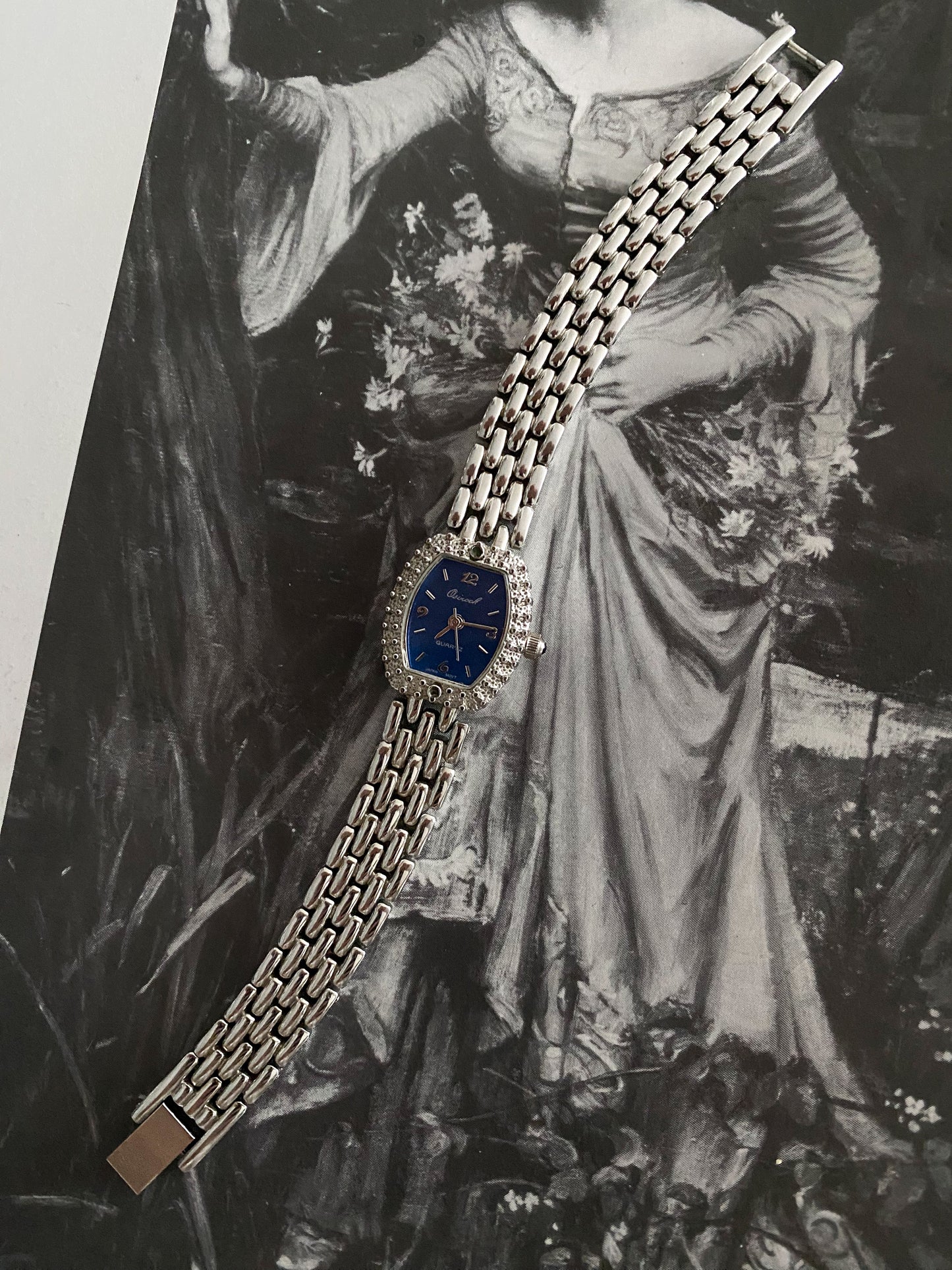 Vintage Osirock Blue Dial Ladies Cocktail Watch