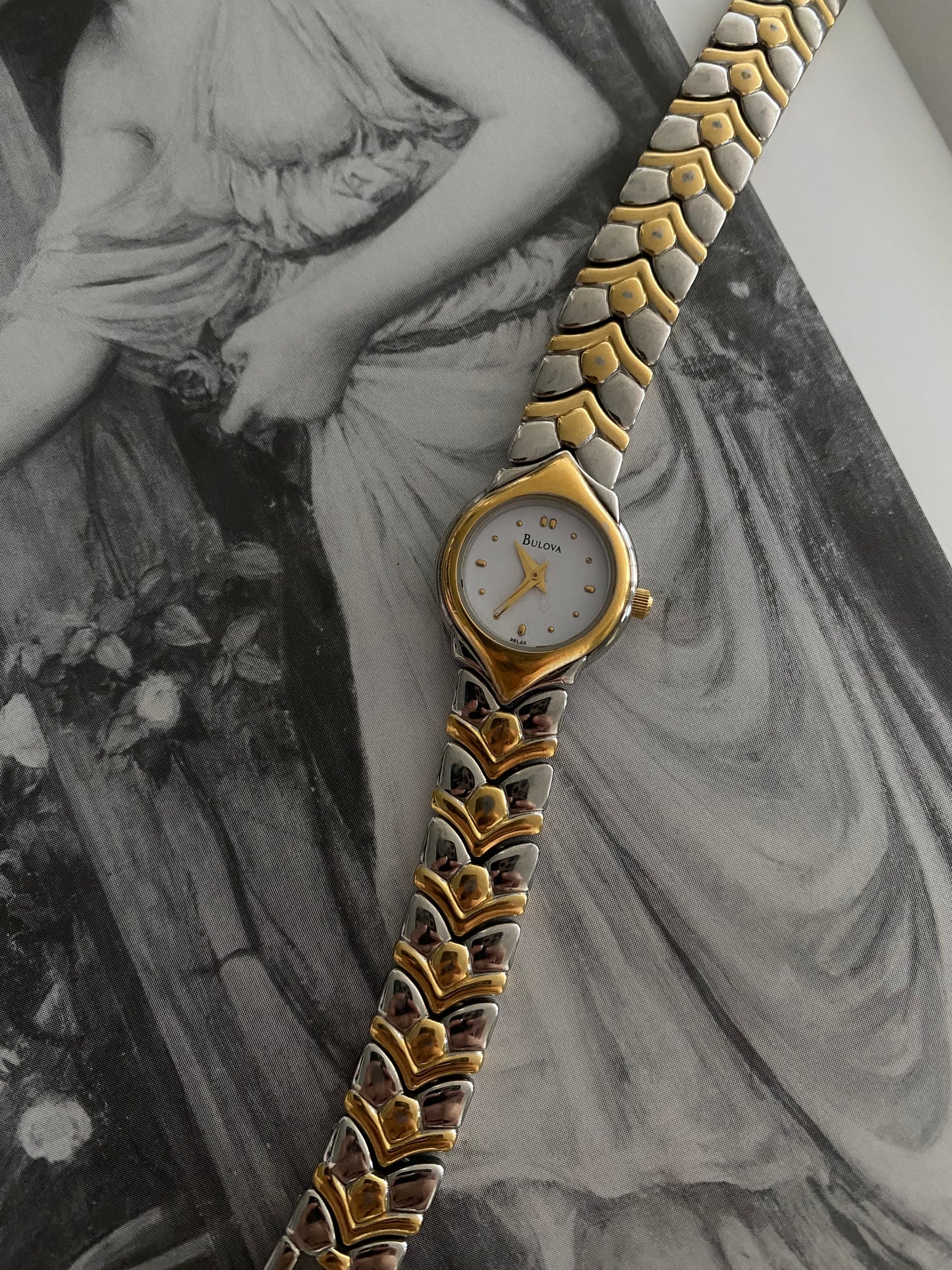 Rare Vintage two tone Bulova watch