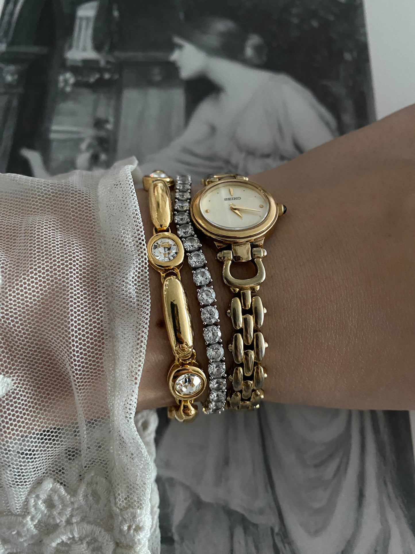 Vintage Petite Ladies Seiko Watch from the 1980s