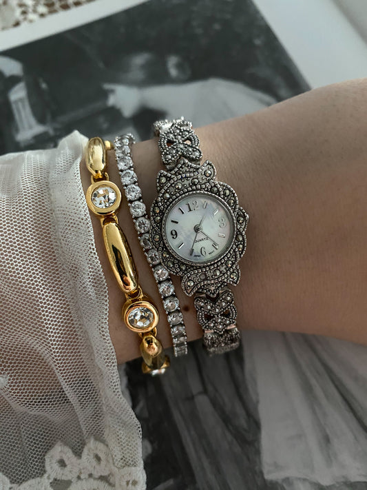 Vintage Marcasite Watch