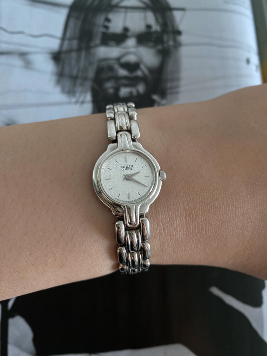 Vintage Citizen Silver tone Ladies Watch from the 1990s