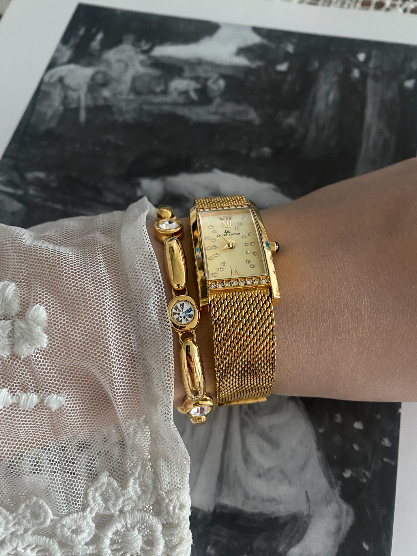 Vintage Gold tone Louis Arden Ladies Watch