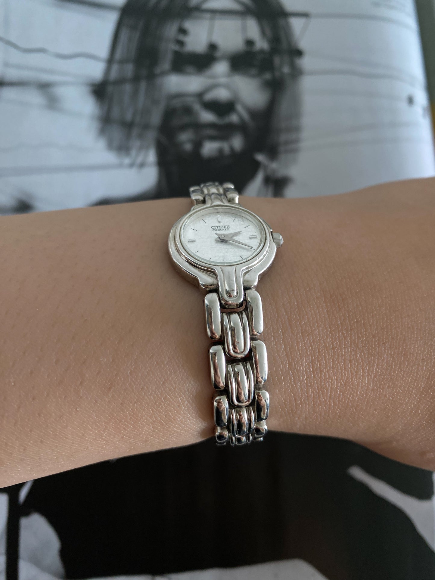 Vintage Citizen Silver tone Ladies Watch from the 1990s