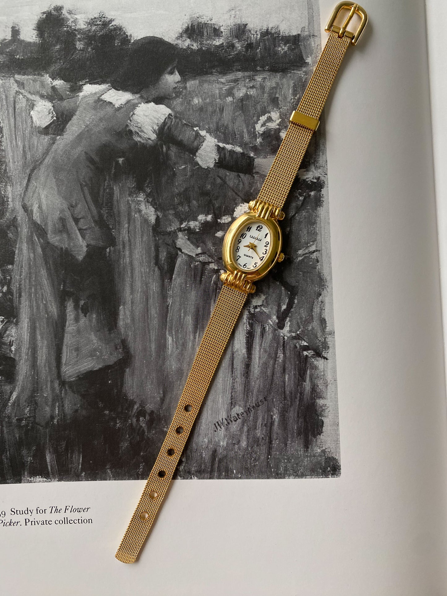 Beautiful Vintage Gold Tone Dainty Forever Watch