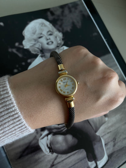 Gorgeous Vintage Emile Martin Gold tone Ladies Watch from the 1990s