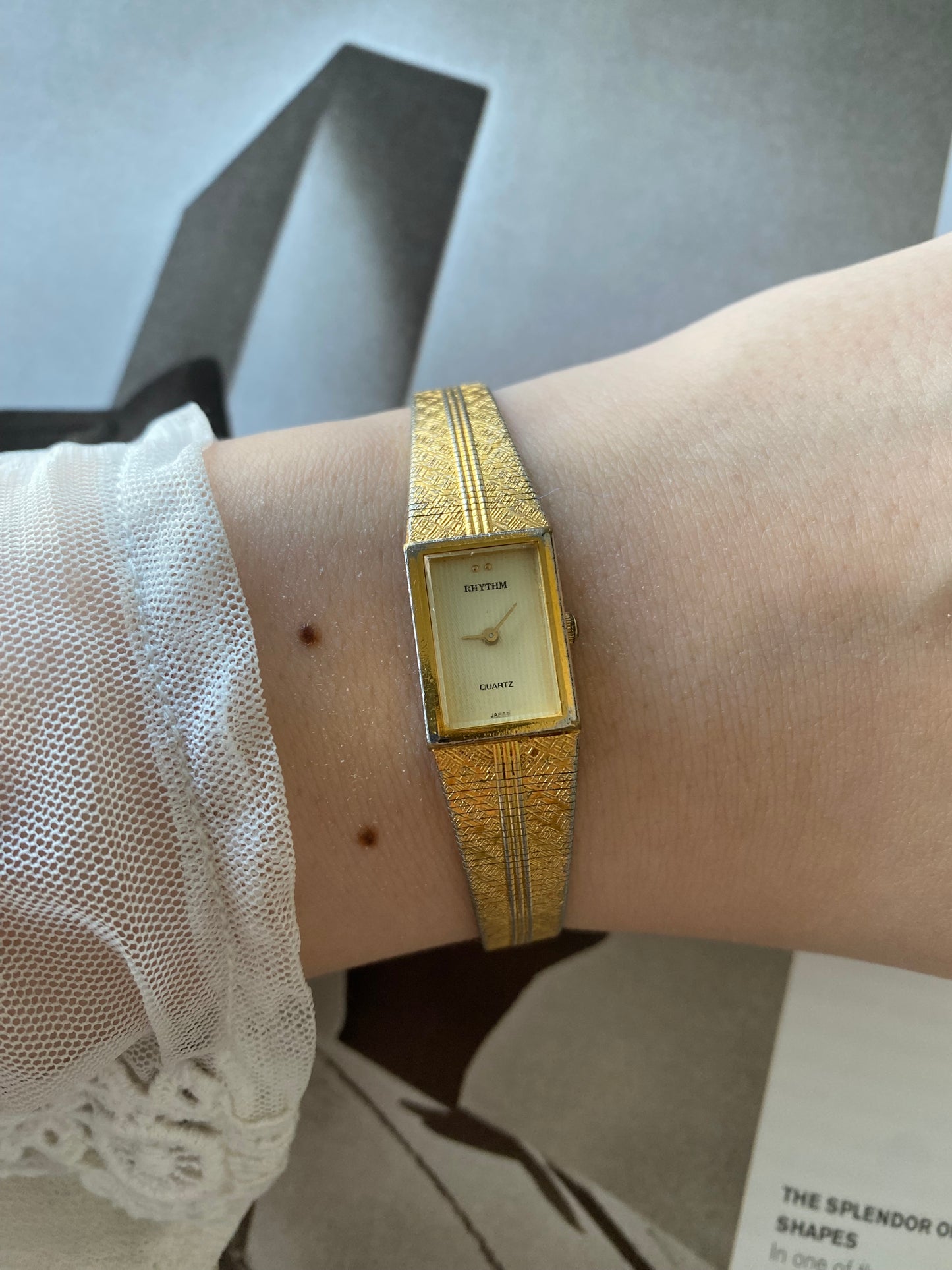 Gorgeous Gold tone Vintage Rhythm Ladies Watch