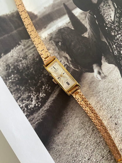 Vintage Gold Plated Dainty Precisa ladies Watch