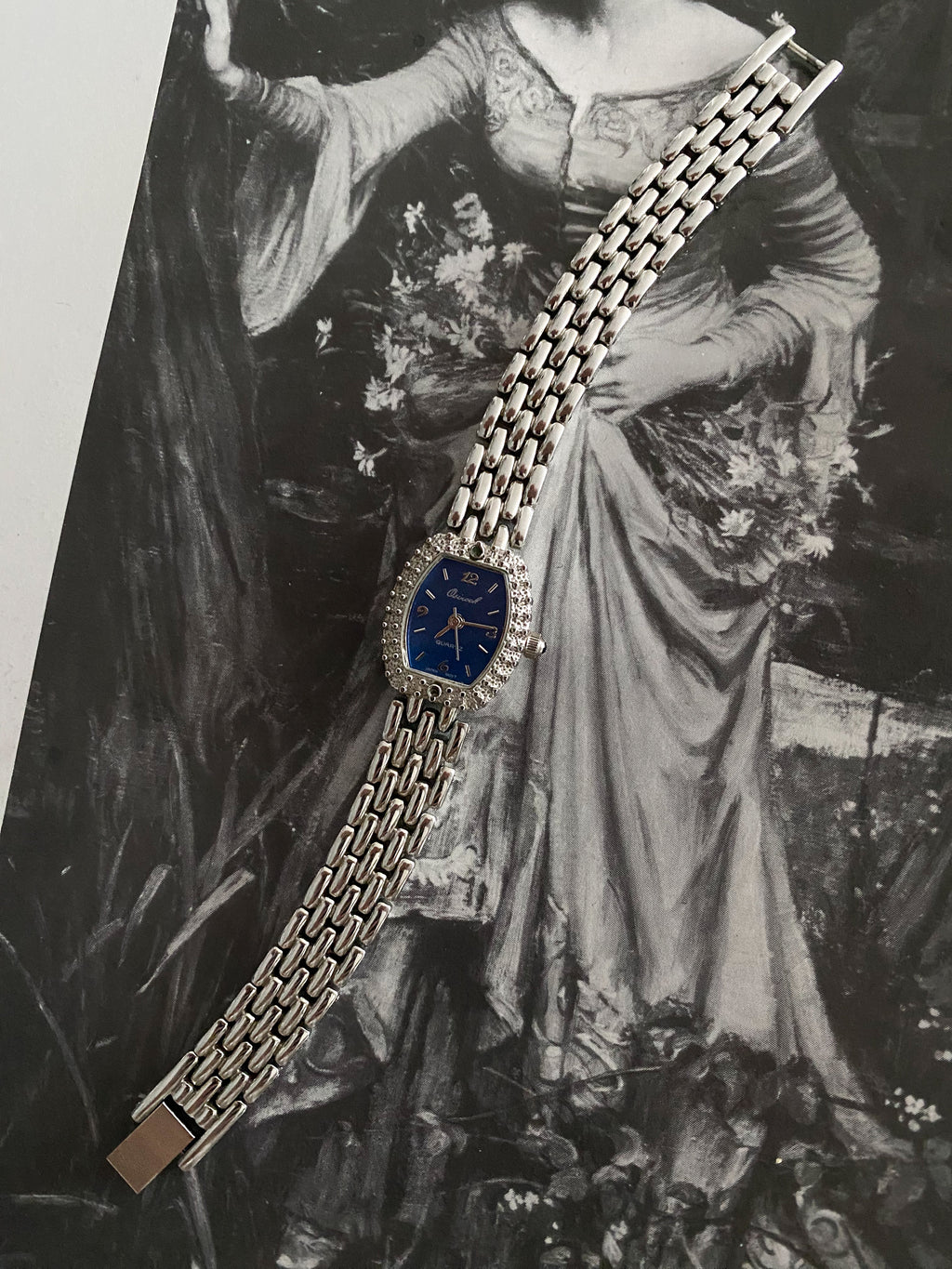 Vintage Osirock Blue Dial Ladies Cocktail Watch