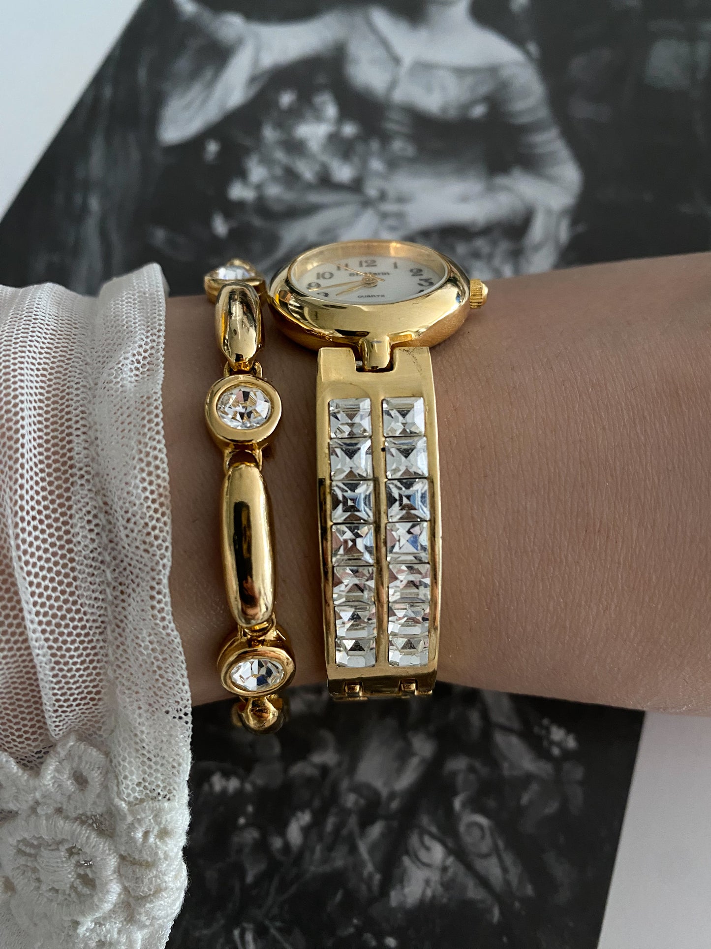 Beautiful St. Marin Vintage Gold Ladies Watch