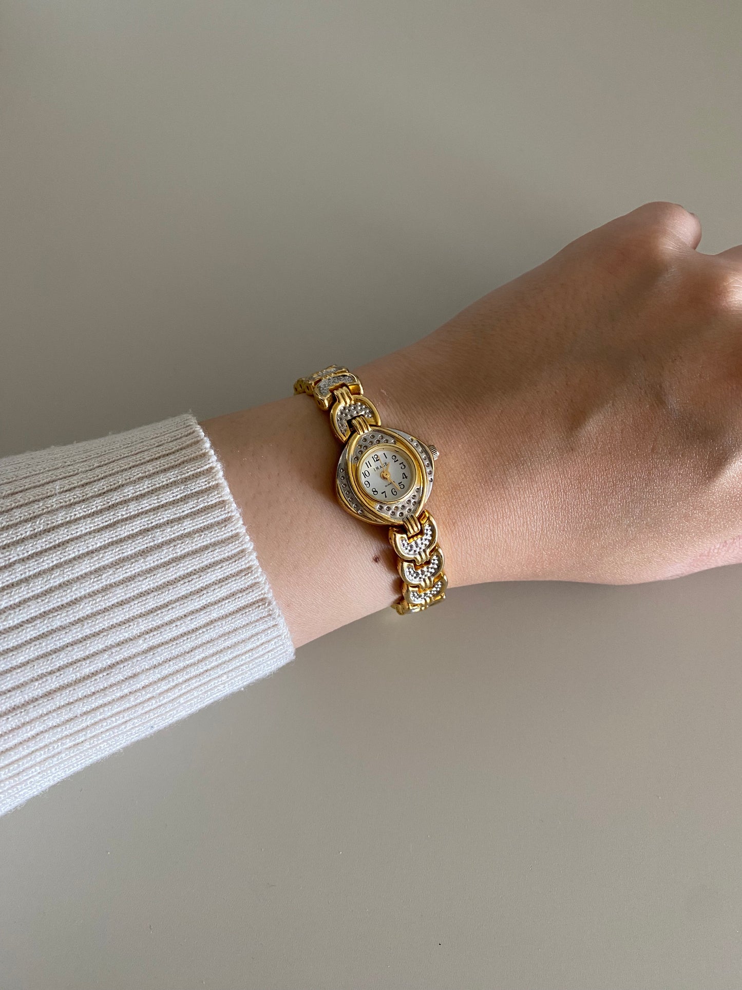 Beautiful vintage Image Two tone Ladies Watch from the 1990s