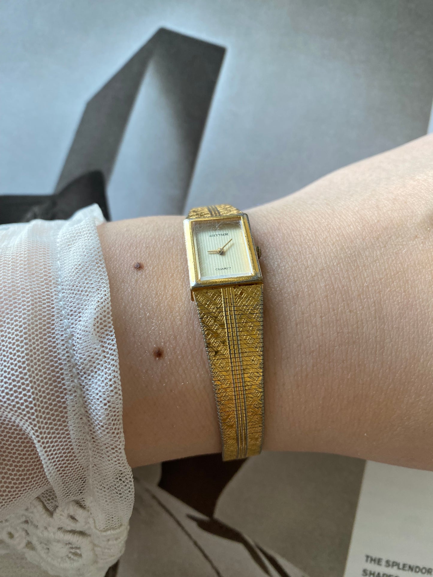 Gorgeous Gold tone Vintage Rhythm Ladies Watch