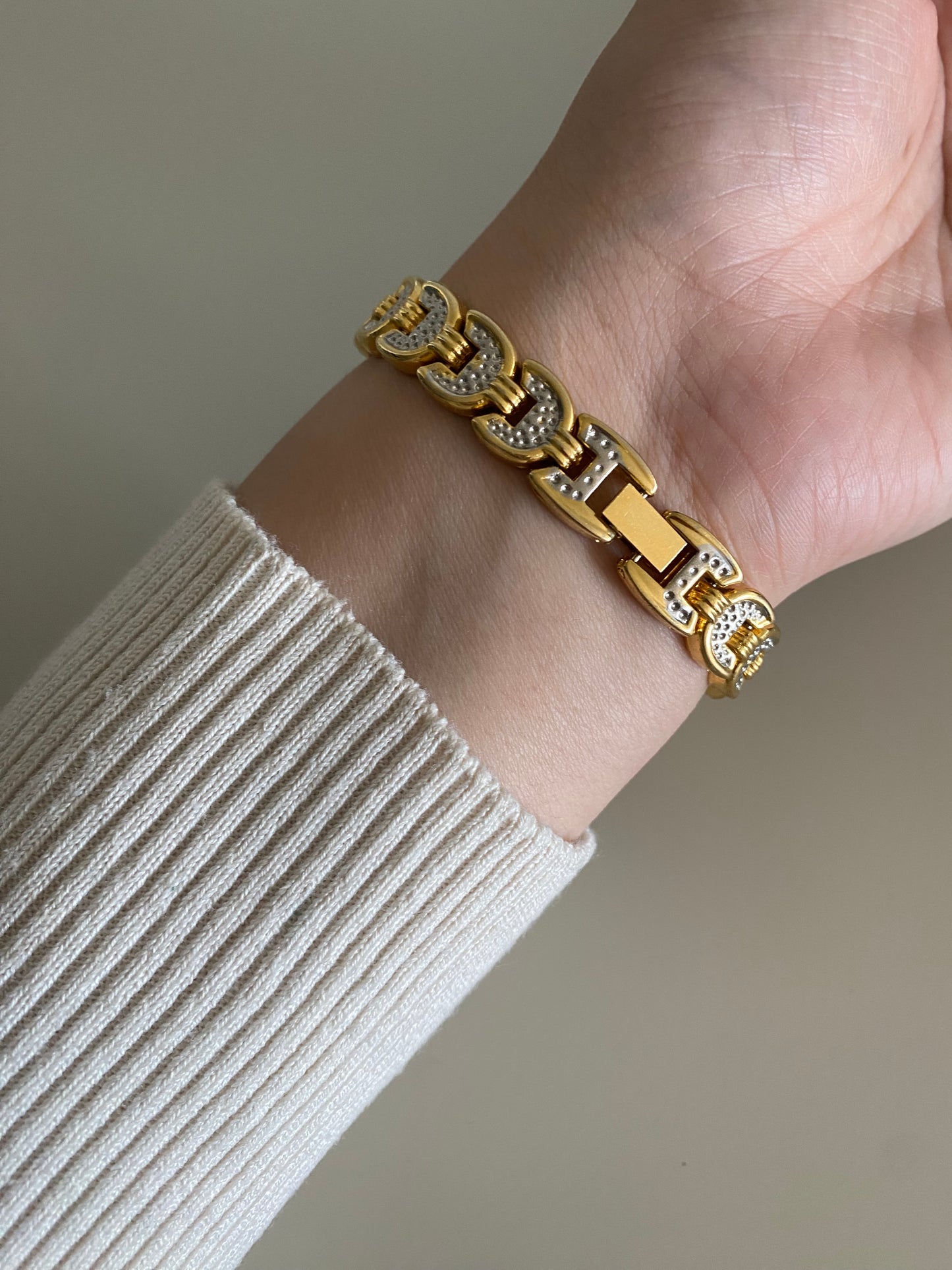 Beautiful vintage Image Two tone Ladies Watch from the 1990s