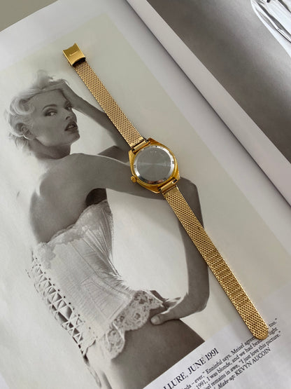 Vintage gold tone Geneva Electra Ladies Watch