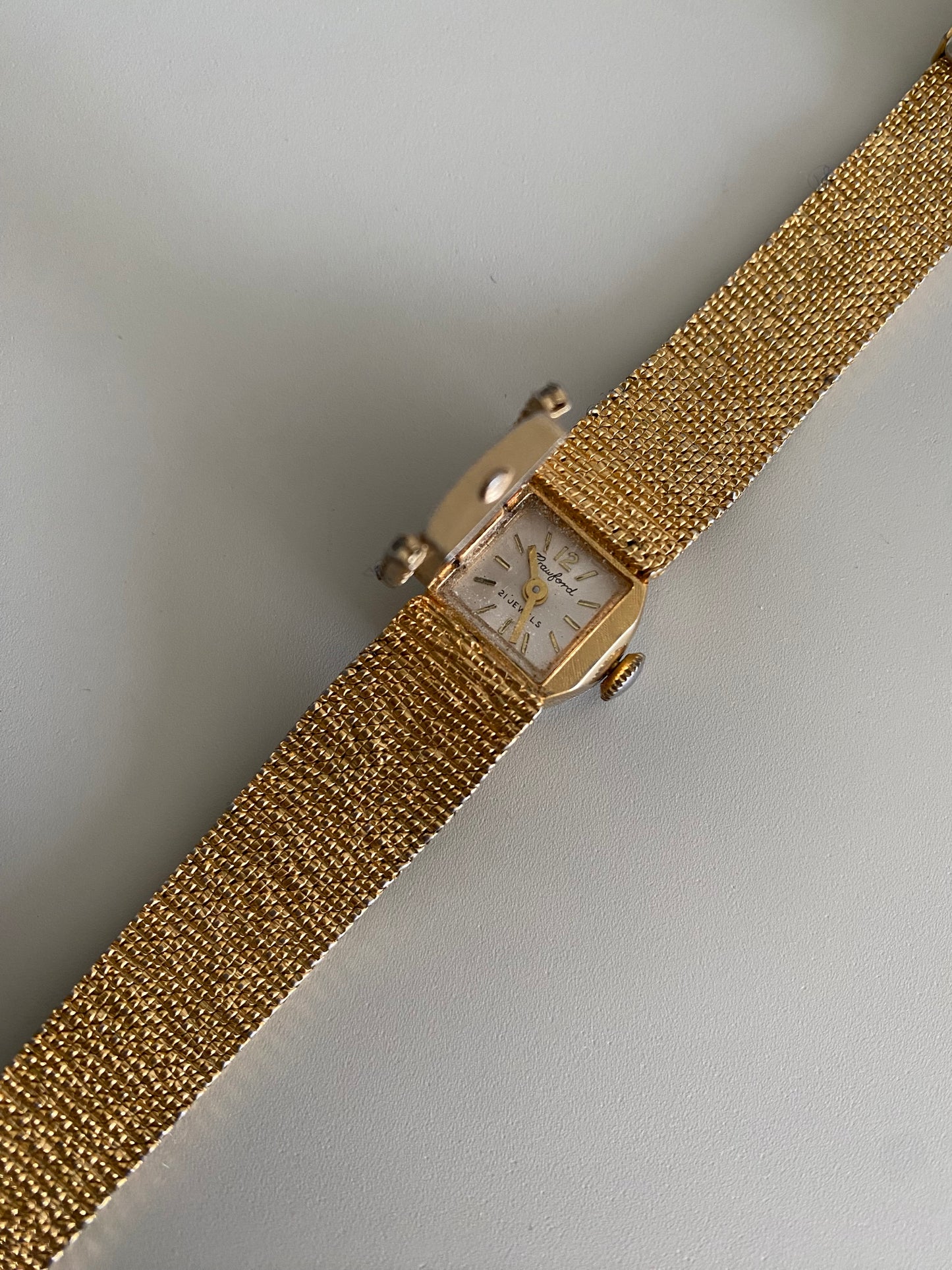 Vintage 1950s-60s Crawford Hidden Peek-a-boo Mechanical Ladies Watch