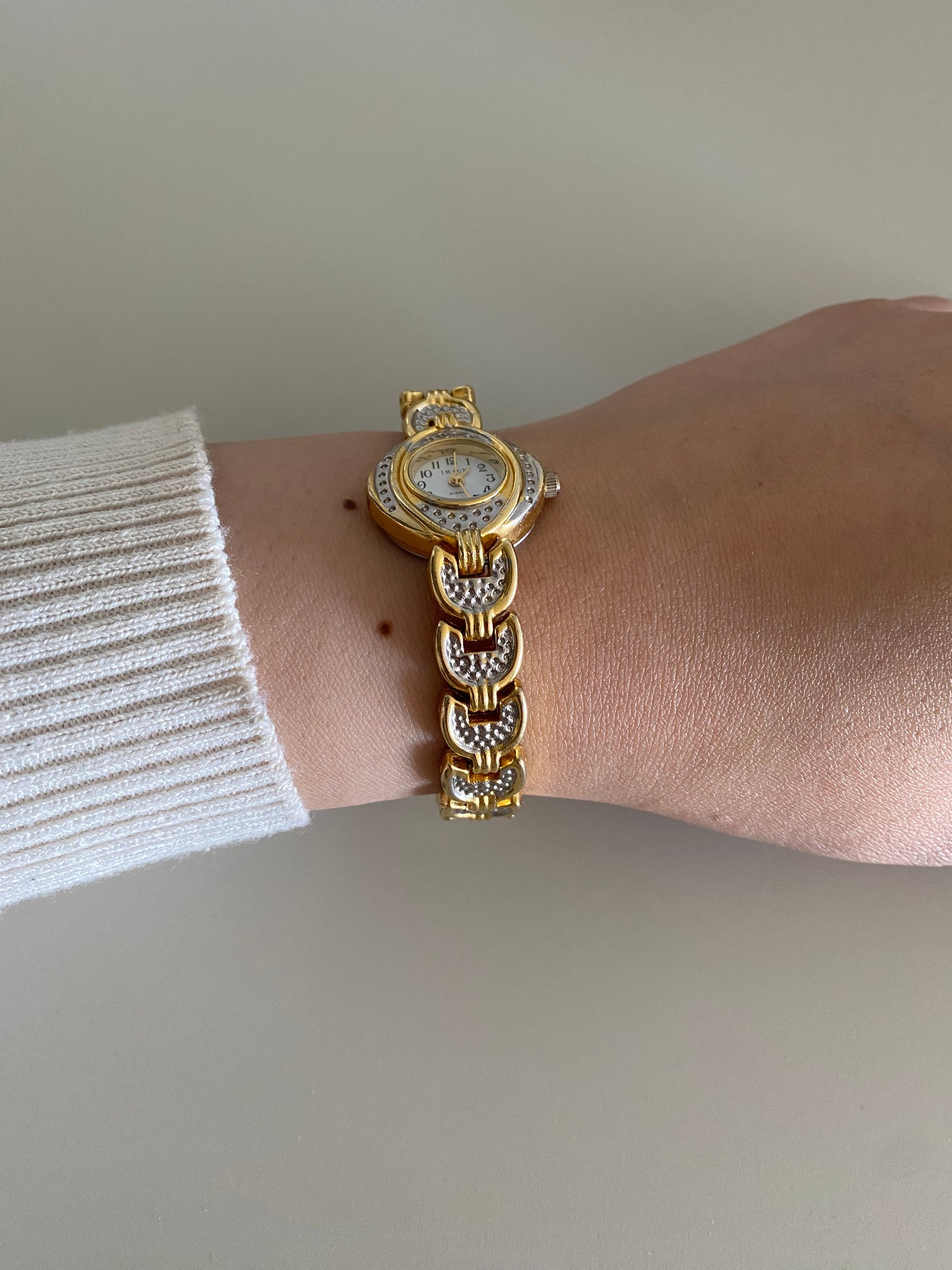 Beautiful vintage Image Two tone Ladies Watch from the 1990s