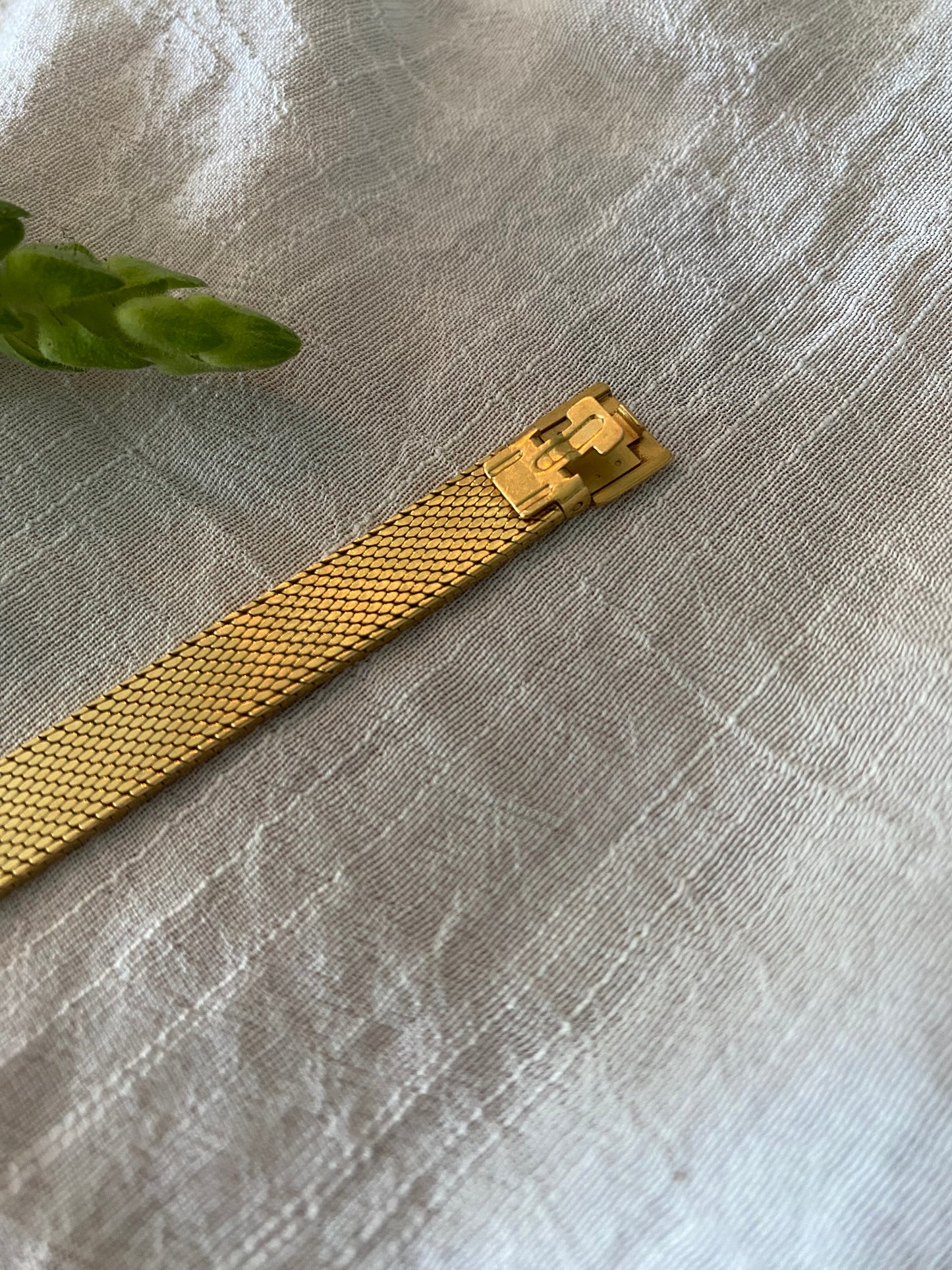 Vintage Gold-Plated Lassale by Seiko with diamond accents Ladies Watch