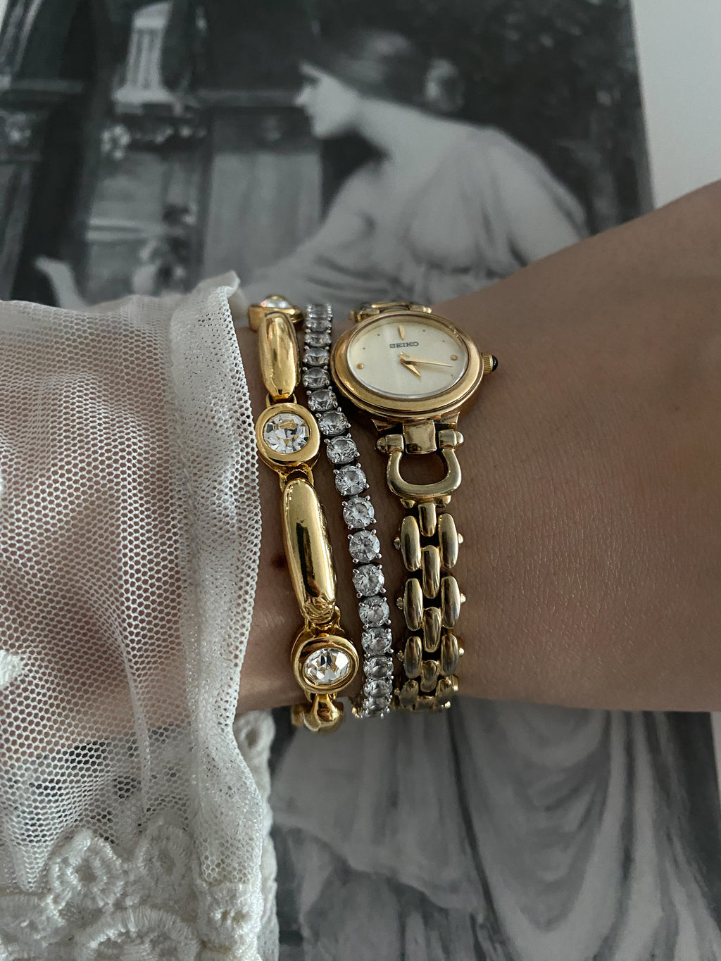 Vintage Petite Ladies Seiko Watch from the 1980s