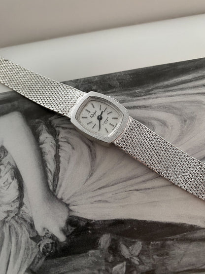 Vintage Trafalgar White Gold plated Watch