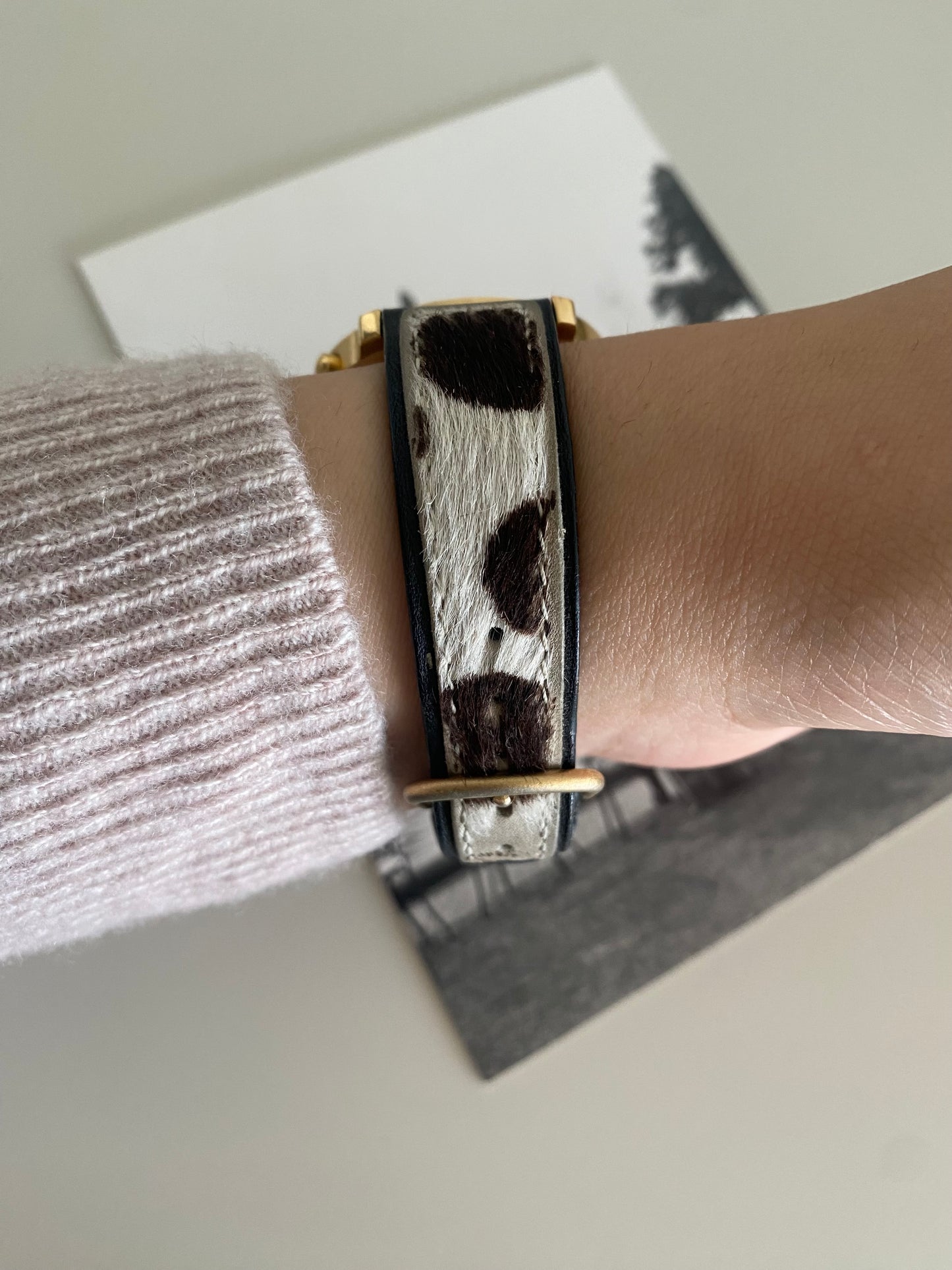 Rare 1995 Unisex Joe Boxer Cow hide Watch