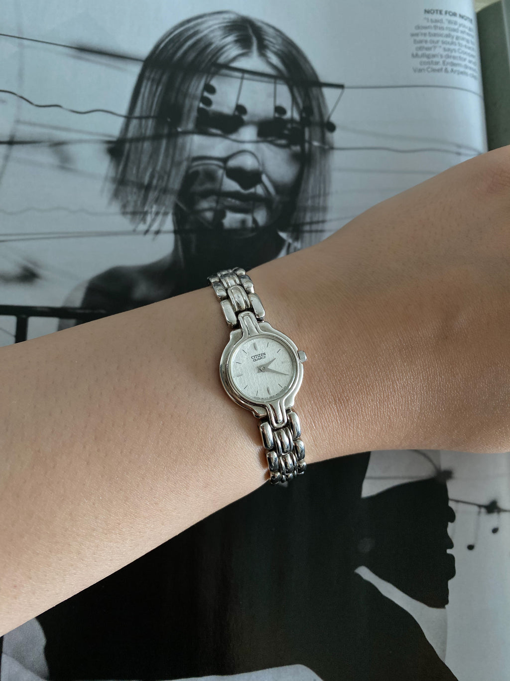 Vintage Citizen Silver tone Ladies Watch from the 1990s