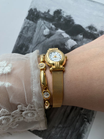 Beautiful Vintage Gold Tone Dainty Forever Watch