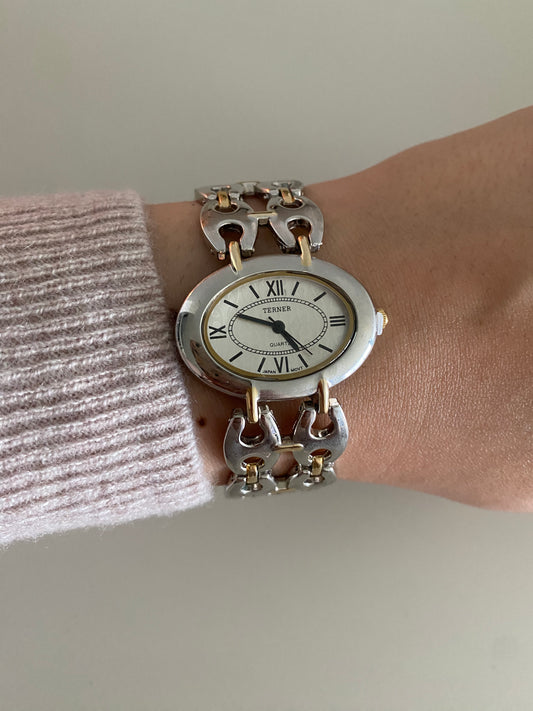 Vintage Oval Bijoux Terner Ladies Watch from the early 2000s